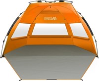 OutdoorMaster Pop Up 3-4 Person Beach Tent X-Large