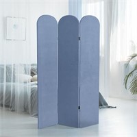 Oriental Furniture 6 ft. Blue 3-Panel Classic Arch