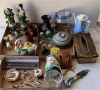 Vase, Teapot, Figurines, Thimble, Cordials & More