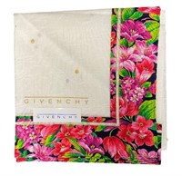 Givenchy Floral Trim Scarf