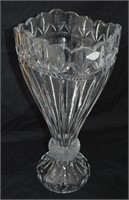 Large Crystal Vase 14"