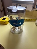 Glass Gauze Jar with lid