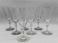 Heisey Water Goblets (7)