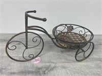 Bicycle metal planter