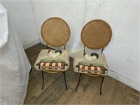 2 WICKER CHAIRS