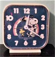 Peanuts Windup Equity Snoopy Alarm Clock Works