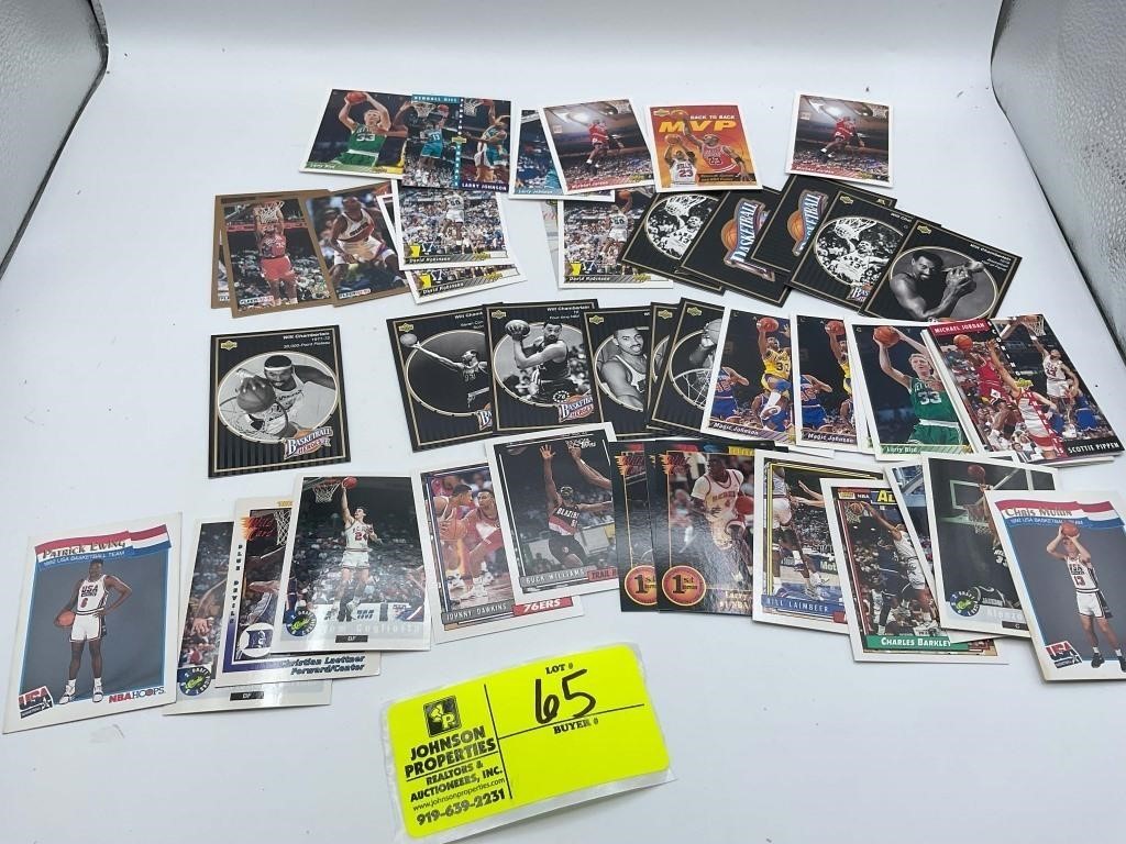LARGE GROUP OF BASKETBALL PLAYERS CARDS TO INCLUDE