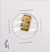 Gold 1g Bar