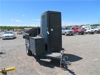 Portable Outhouse w/ Wash Station & Utility Traile