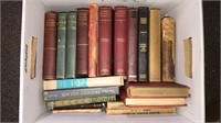Box lot of vintage books including men and women