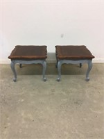 Beautiful Hammary End Tables Lot of 2 Panited