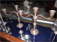 2 Sterling Candelabras