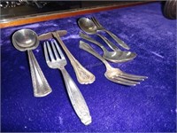 7 Sterling Youth Utensils