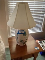 24” tall floral table lamp