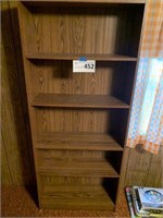 Wood Bookshelf 29x10x68