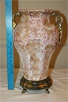 Footed Vase with Handles