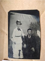 Vintage Tintype Picture w/ Couple
