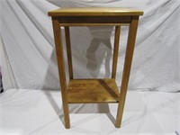 Small Solid Wood Table 29" T