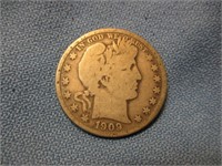 1909-P US Silver Barber Half Dollar