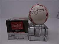 Patrick Leyland Autographed Baseball