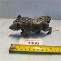 Vintage Zimbabwe Verdite Warthog