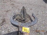 Cast Iron Dinner Bell with Post