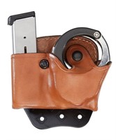 Aker Leather Tan Model .45 Cuff/mag Combo-right
