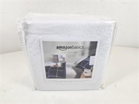 NEW Amazon Basics Waterproof Fitted Mattress Cover