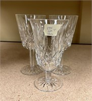Waterford Crystal Wine Glasses and Ice Tea