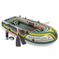 Intex Seahawk 3 Person Heavy Duty Inflatable Raft