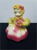 Vintage 6 inch Hull Pottery girl planter