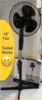 16" Oscillating Stand Fan