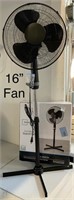 16" Oscillating Stand Fan