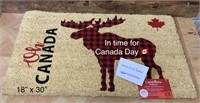 18" x 30" Candadian Moose Door Mat