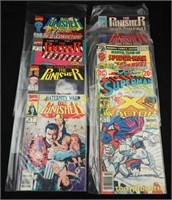 9 Pcs Vintage Marvel Punisher Comic Books Lot