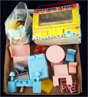 Vintage 1970-80's Plastic Doll House Furniture