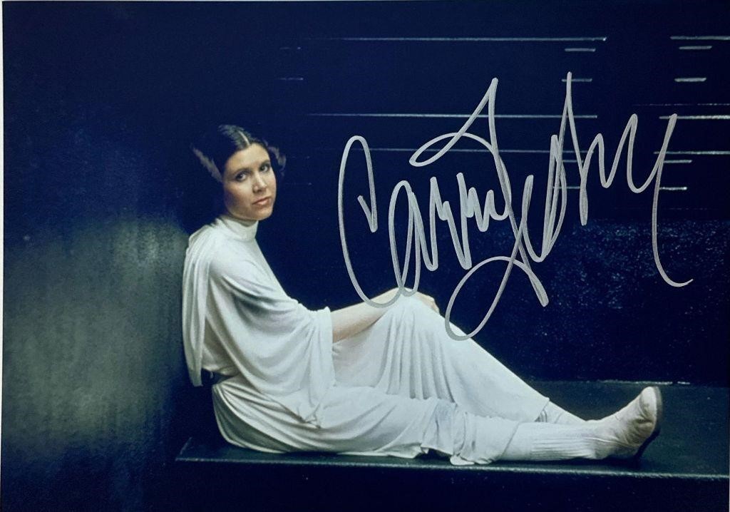 Autograph COA MARVEL Star Wars Disney Model Legend Photo T