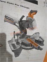 Ridgid 18v 7 1/4" Dual Bevel Sliding Miter Saw