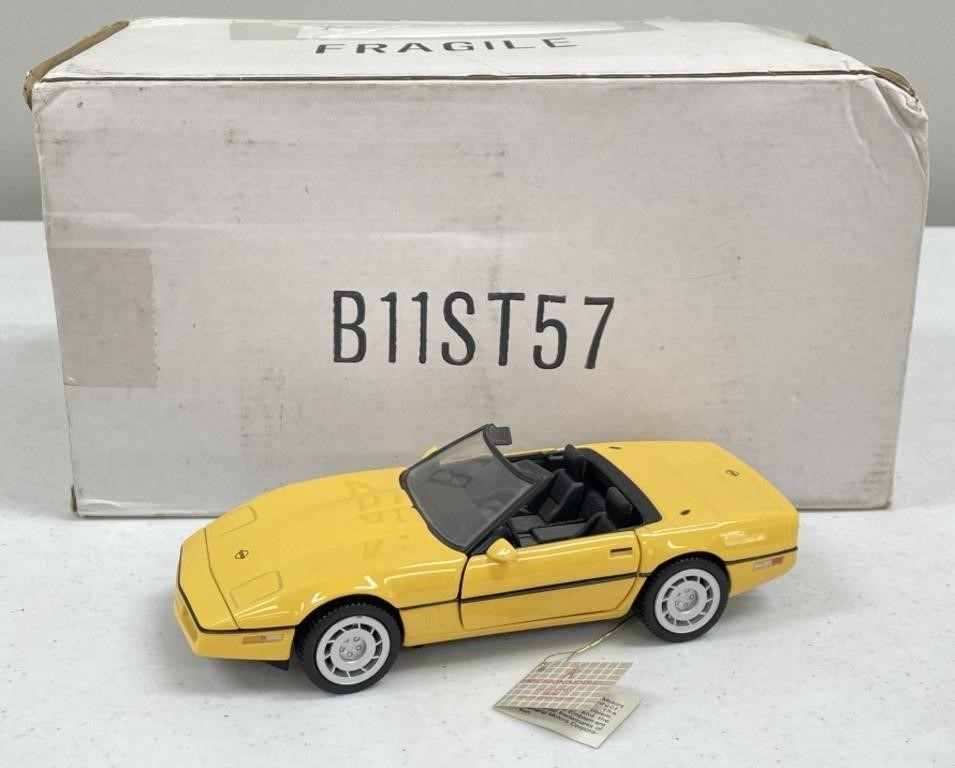 1:24 Die-Cast Franklin Mint 1986 Corvette In Box