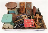 Group of Assorted Wooden & Metal Items