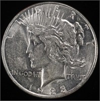 1923-D PEACE DOLLAR CH AU