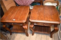 Matching Pair End Tables (Pine)