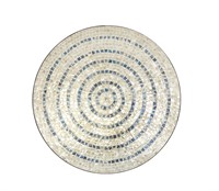 DecMode Beige Pearl Mosaic Plate Wall Decor $56