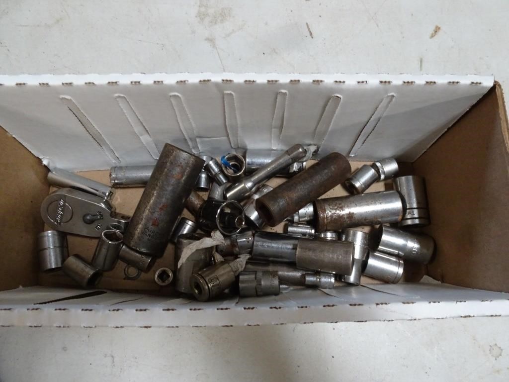 Lot of Misc. Sockets & Snap On Wrench