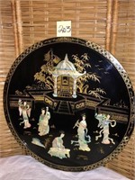 Large Round Chinoiserie Wall Hanging