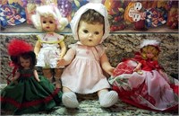 J - LOT OF 4 COLLECTIBLE DOLLS (K82)