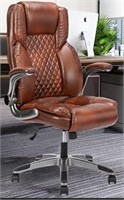 Executive Leather Office Chair - NEW