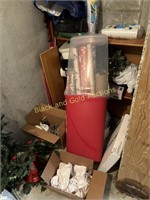 Storage Room Full Of Holiday Decor, Shelving