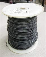 Partial Spool Of Black 10 AWG Solid Wire