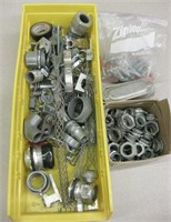 Bin Of Assorted Electrical Fittings
